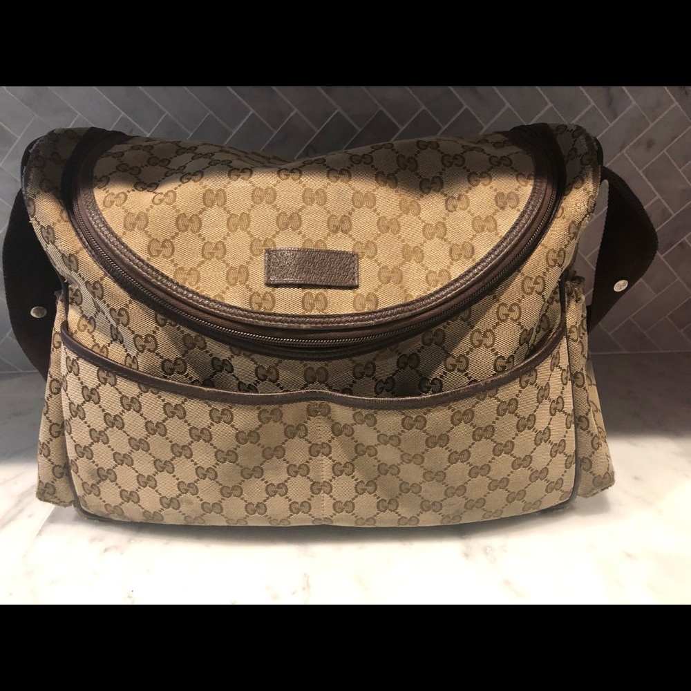 Gucci GG Supreme Diaper Bag